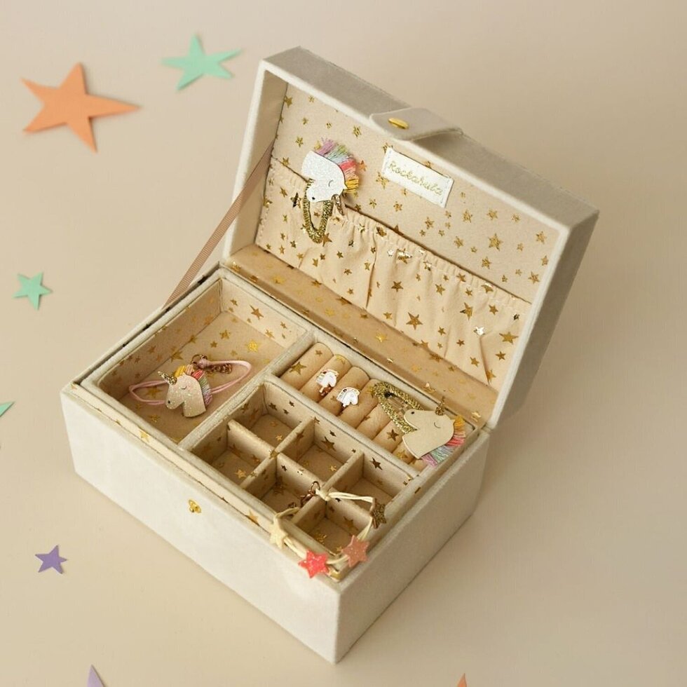 Rainbow Unicorn Large Jewellery Box