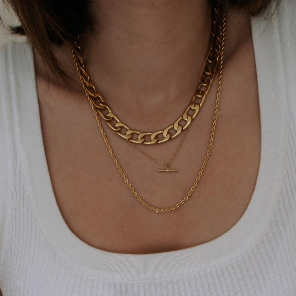 Chunky Chain Necklace Gold