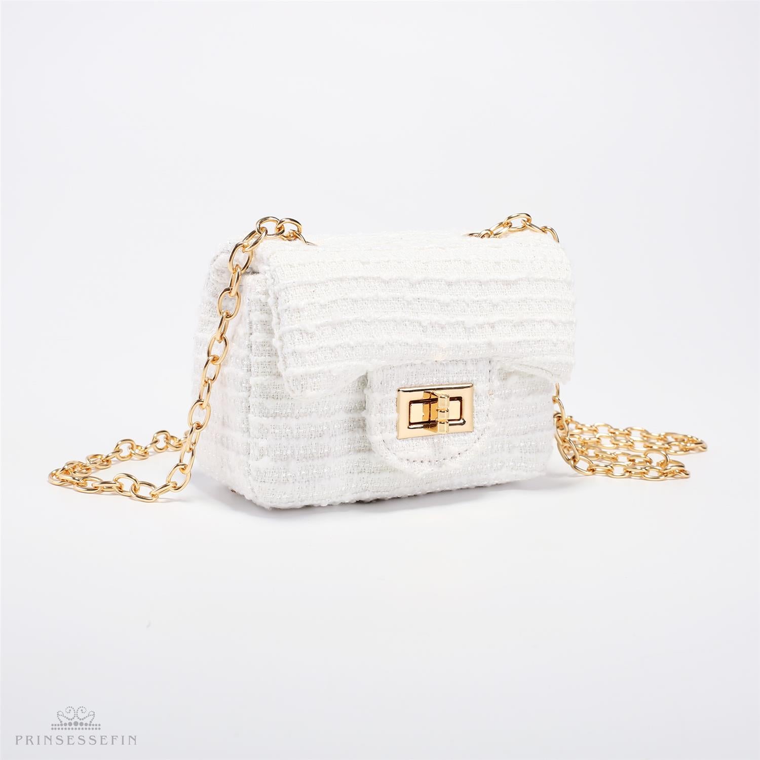 Handbag Mini Stripes Off White
