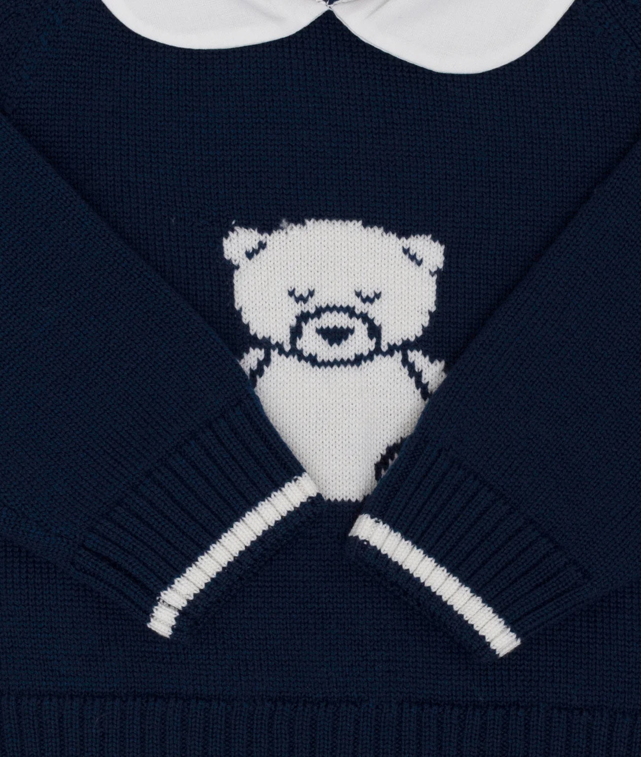 Teddy Merino Sweater Navy