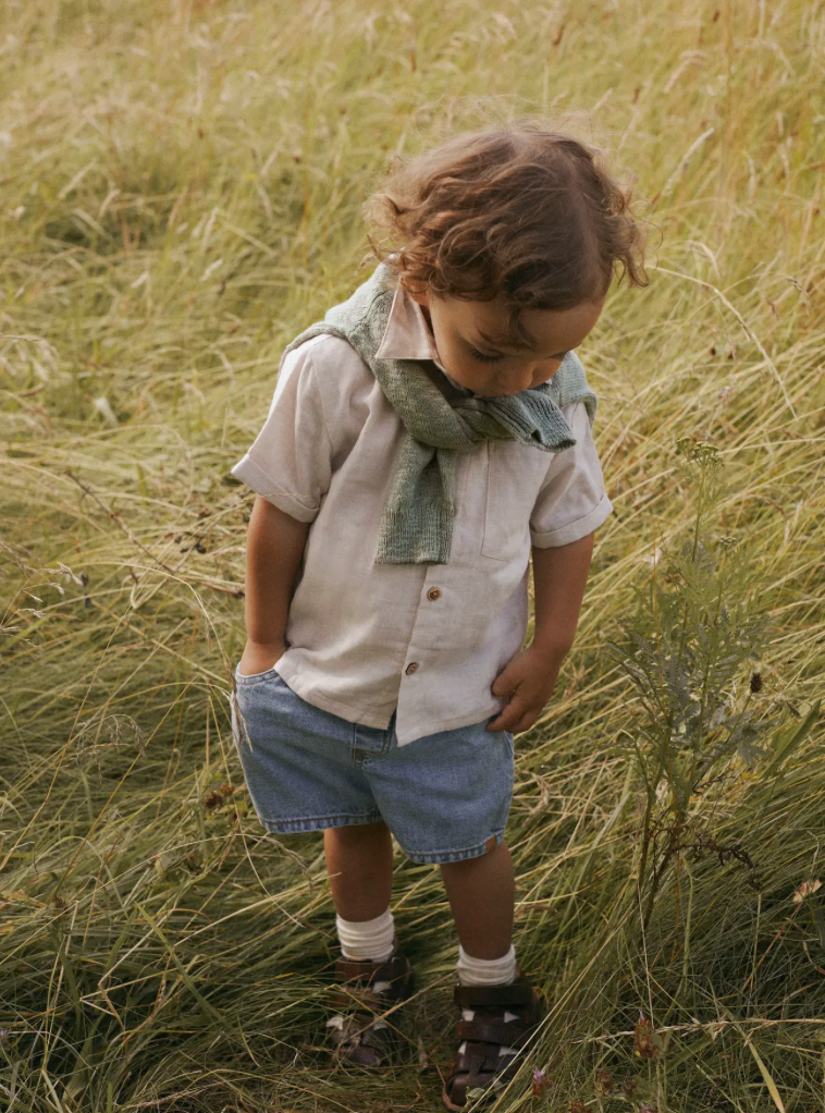 Tarou Loose Shirt Bleached Sand