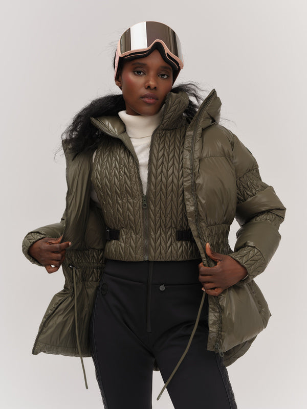 Zeta Down Jacket Forest Green