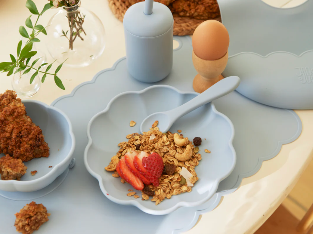 Little Poppy Dining Set Pale Blue