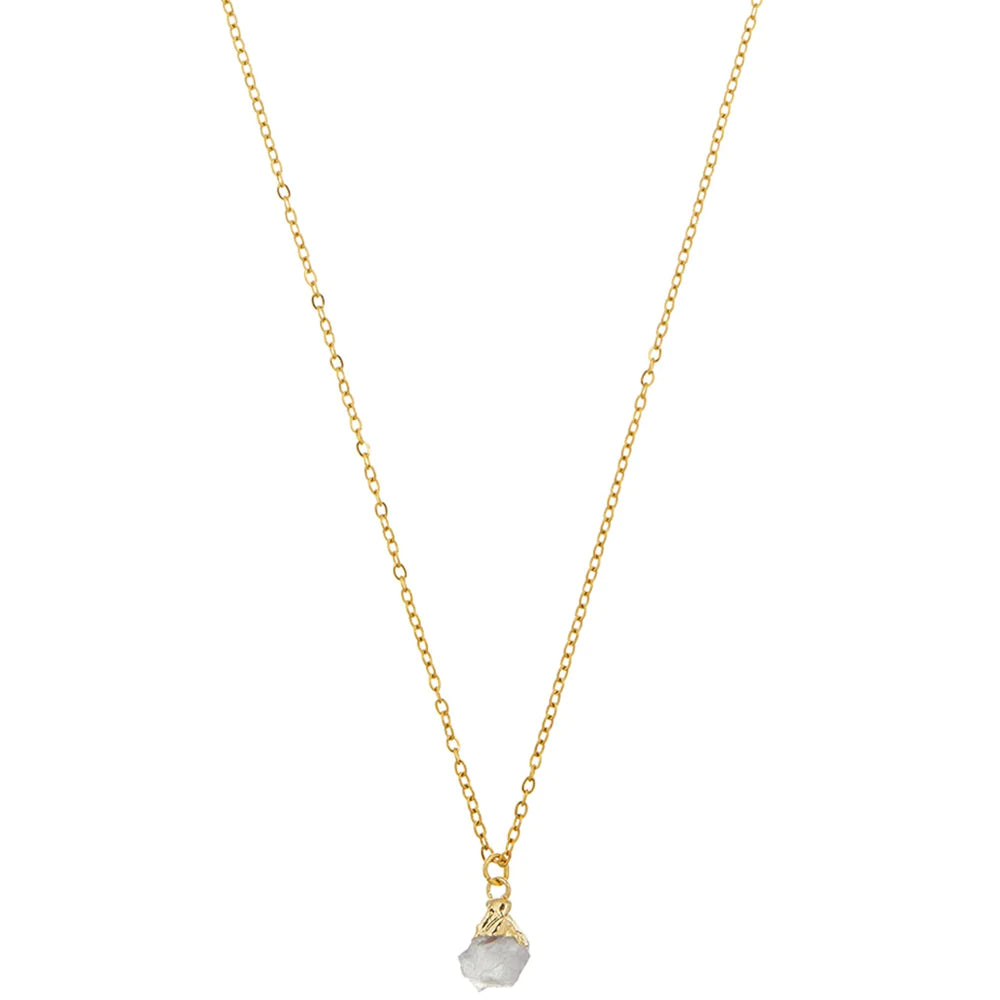 Crystal Quartz Charm Necklace