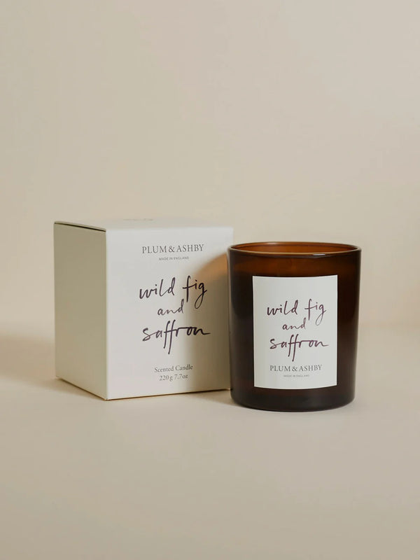 Wild Fig and Saffron Scented Candle