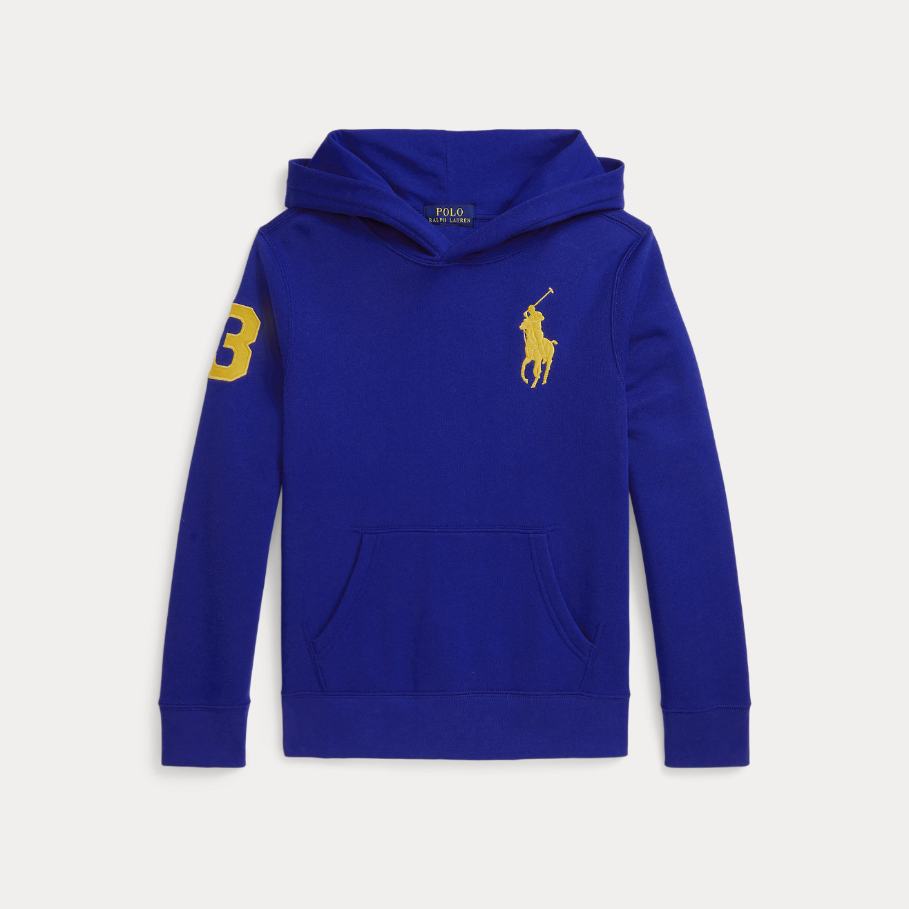 Big Pony Fleece Hoodie Blue