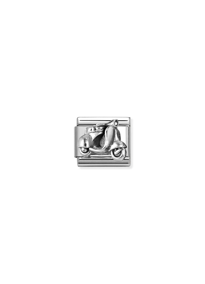 Oxidized Silver Scooter