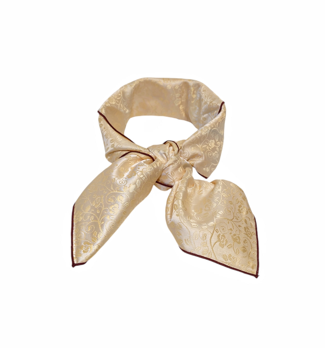 Bunadskjerf Gul Blomster