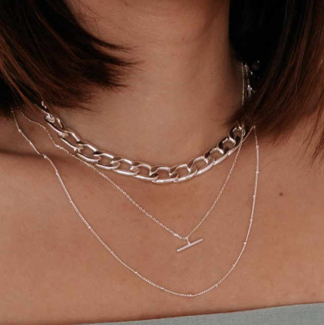 Satelite Necklace Silver