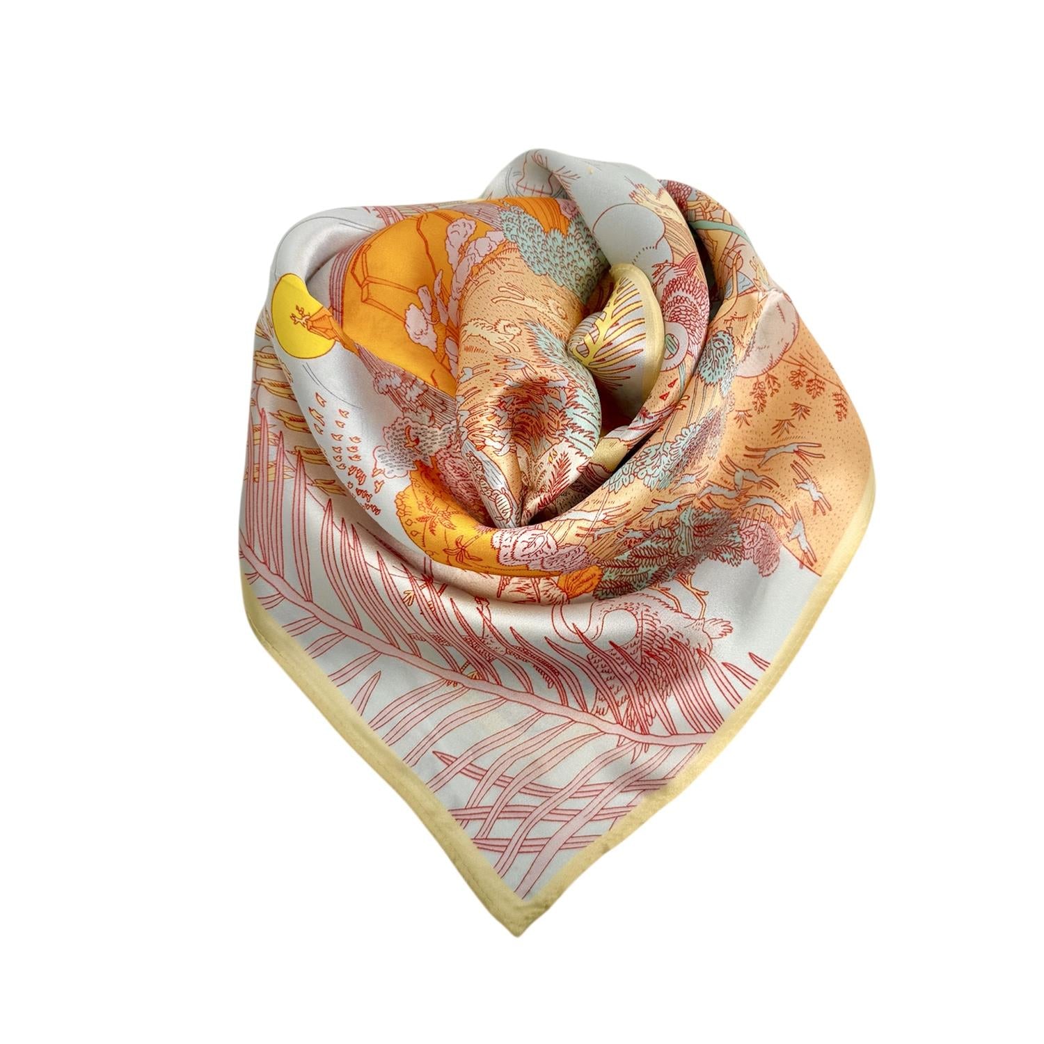 Silkeskjerf Pastell #44