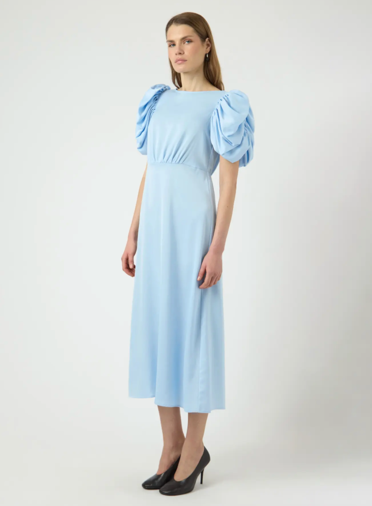 Yaspella 2/4 Long Dress Skyway