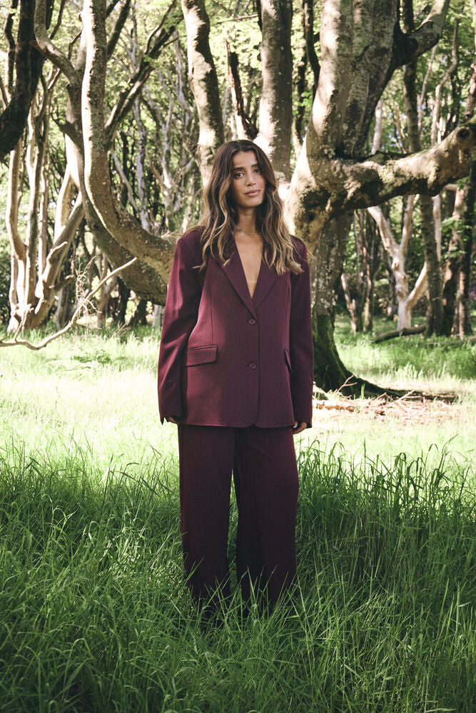 Fava Oversized Blazer Port Royale Melange