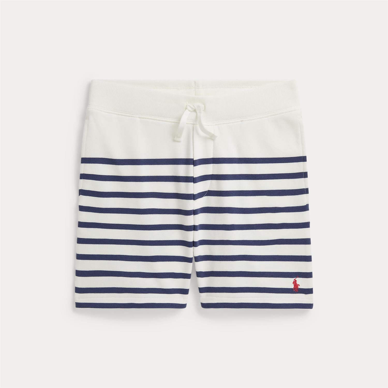 French Terry Short Deckwash White/Light Navy