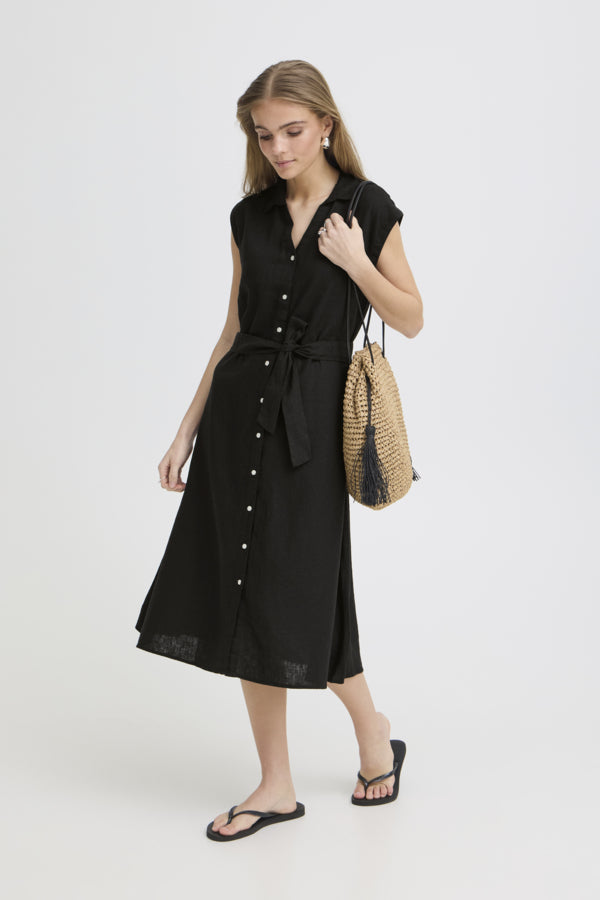 Linno Dress Black