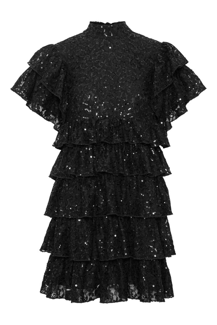 Majesty Mini Dress Black Lace