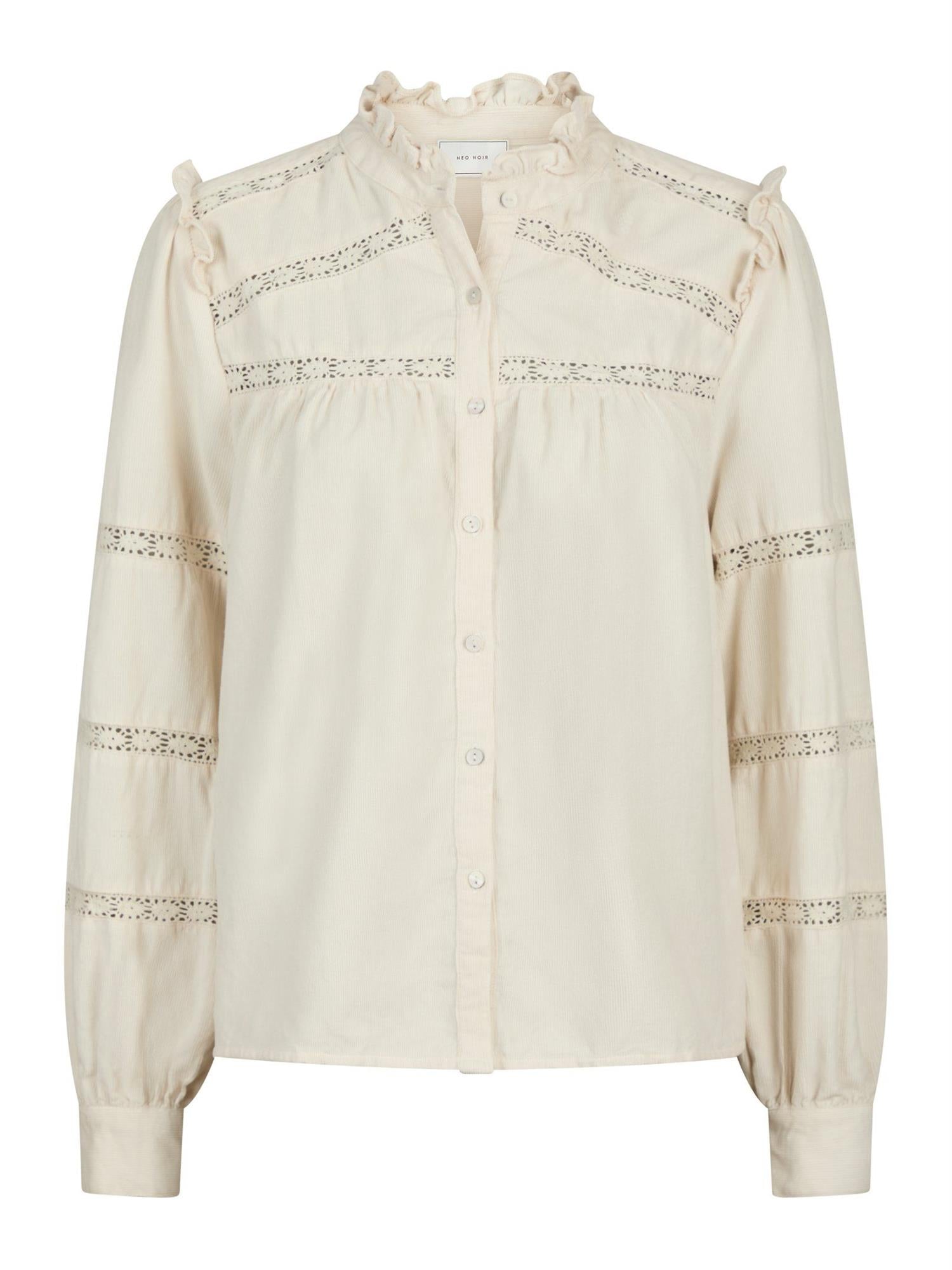 Isala Corduroy Shirt Ivory