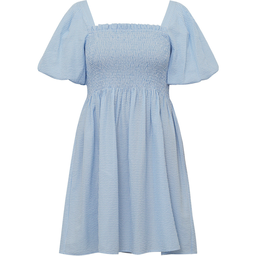 Cheri Short Dress Light Blue