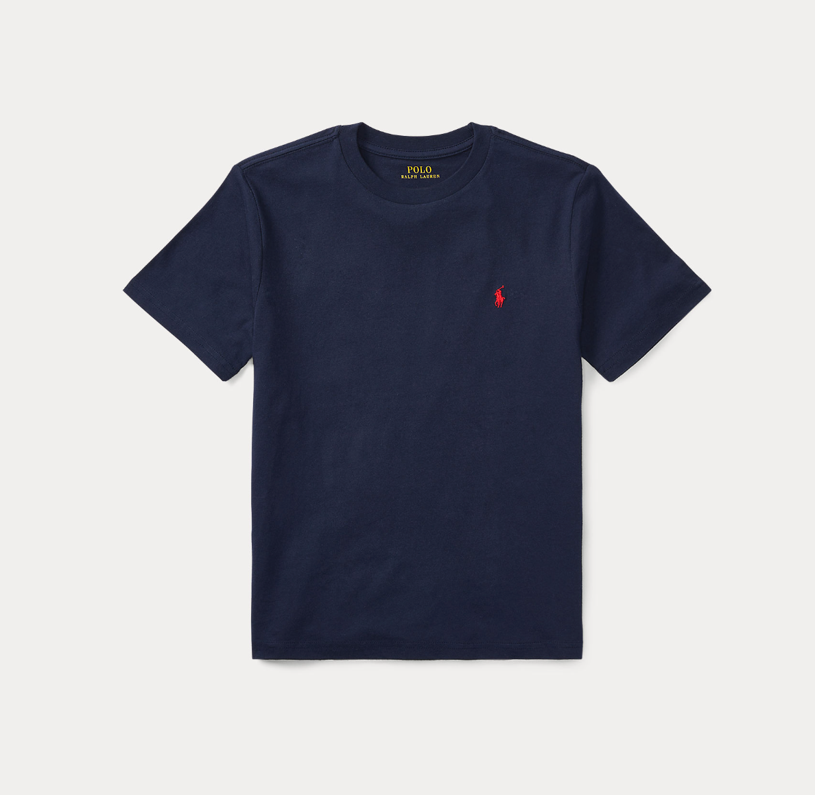 Cotton Jersey Crewneck Tee Navy
