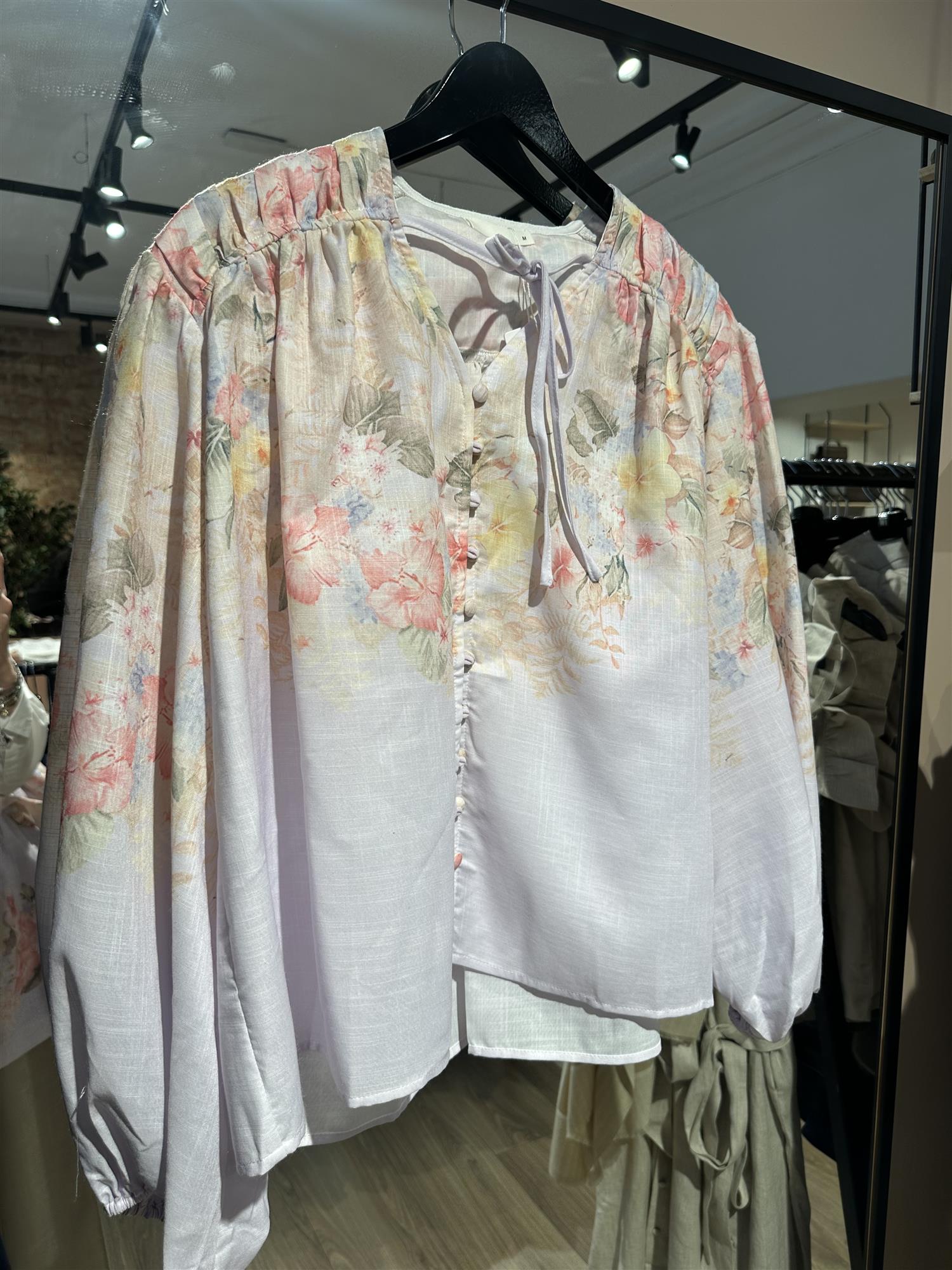 Flower Blouse Purple