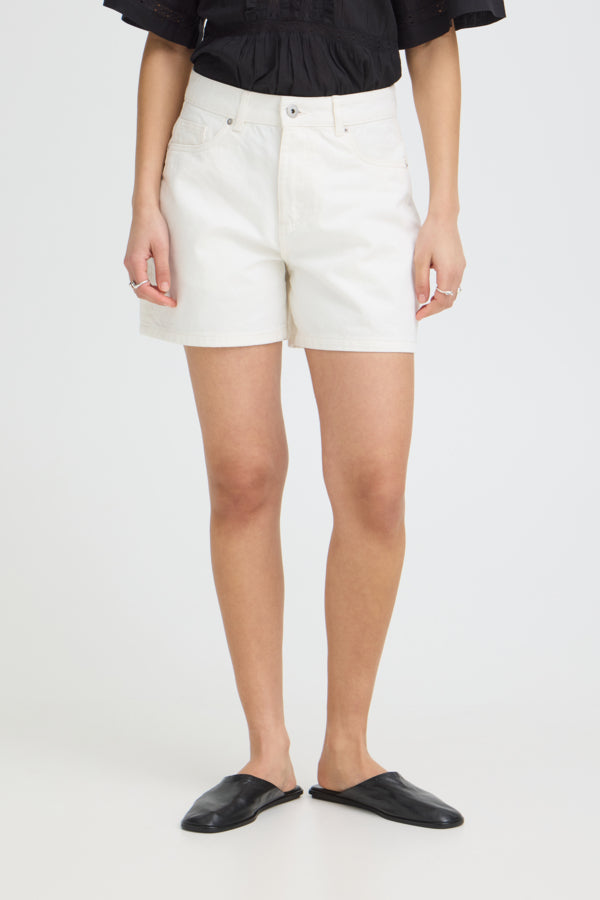 Aveny Shorts Denim Blanc