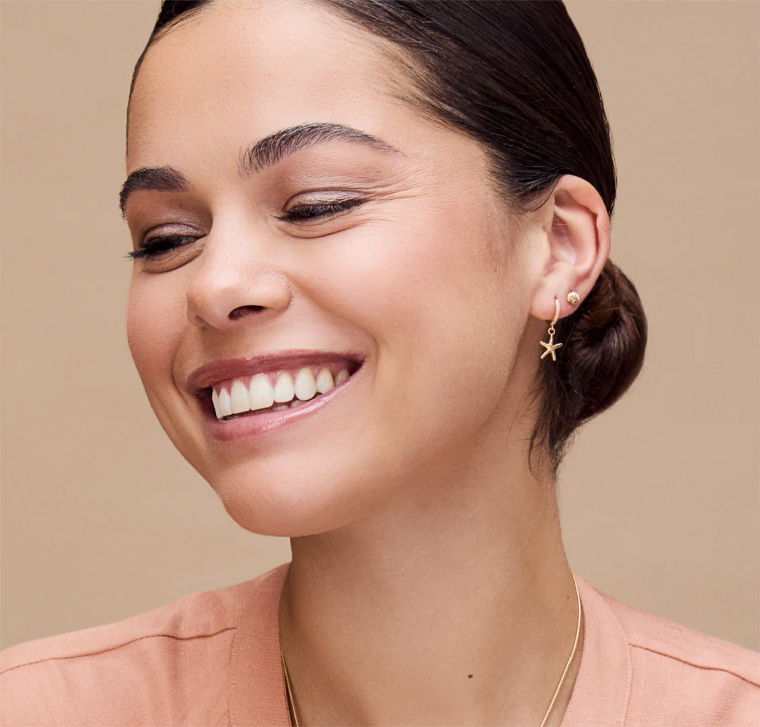Starfish Hoop Earring