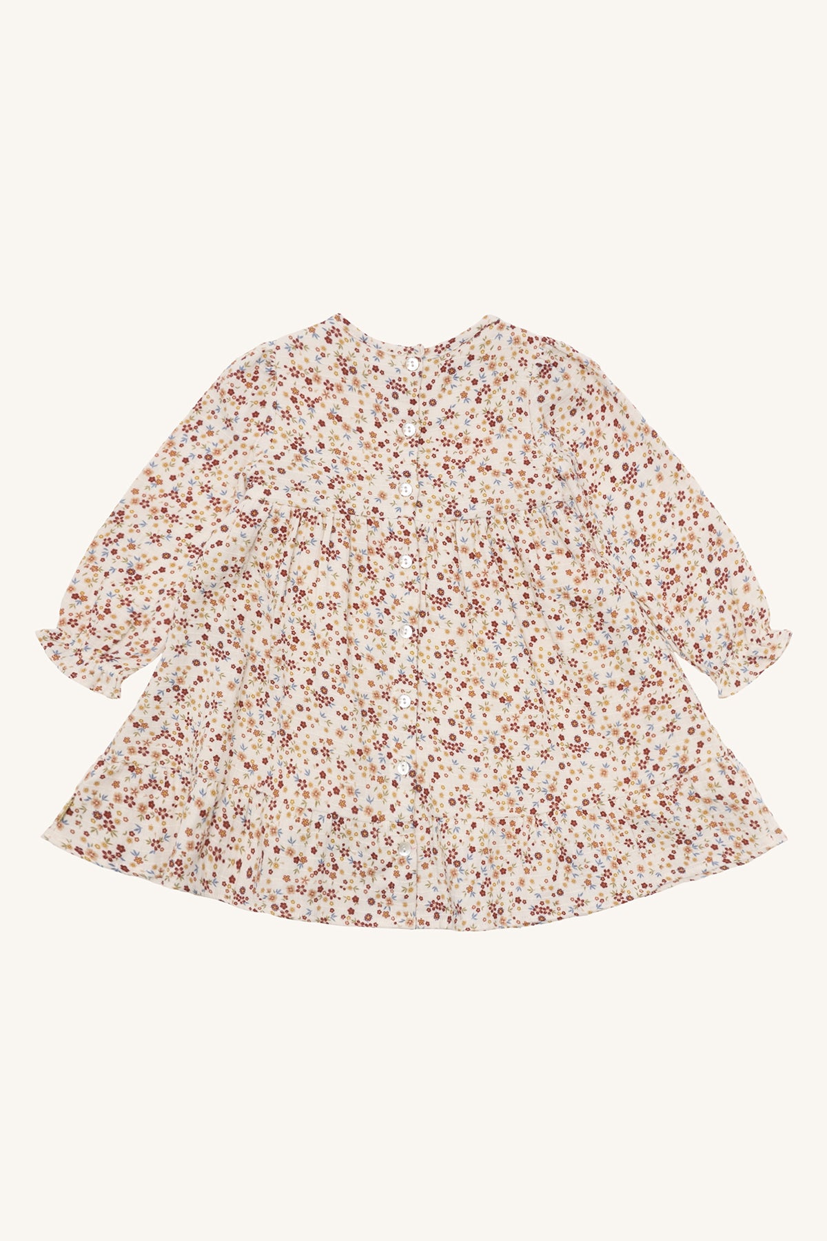 Karoline AOP Little Small French Oak Kjole