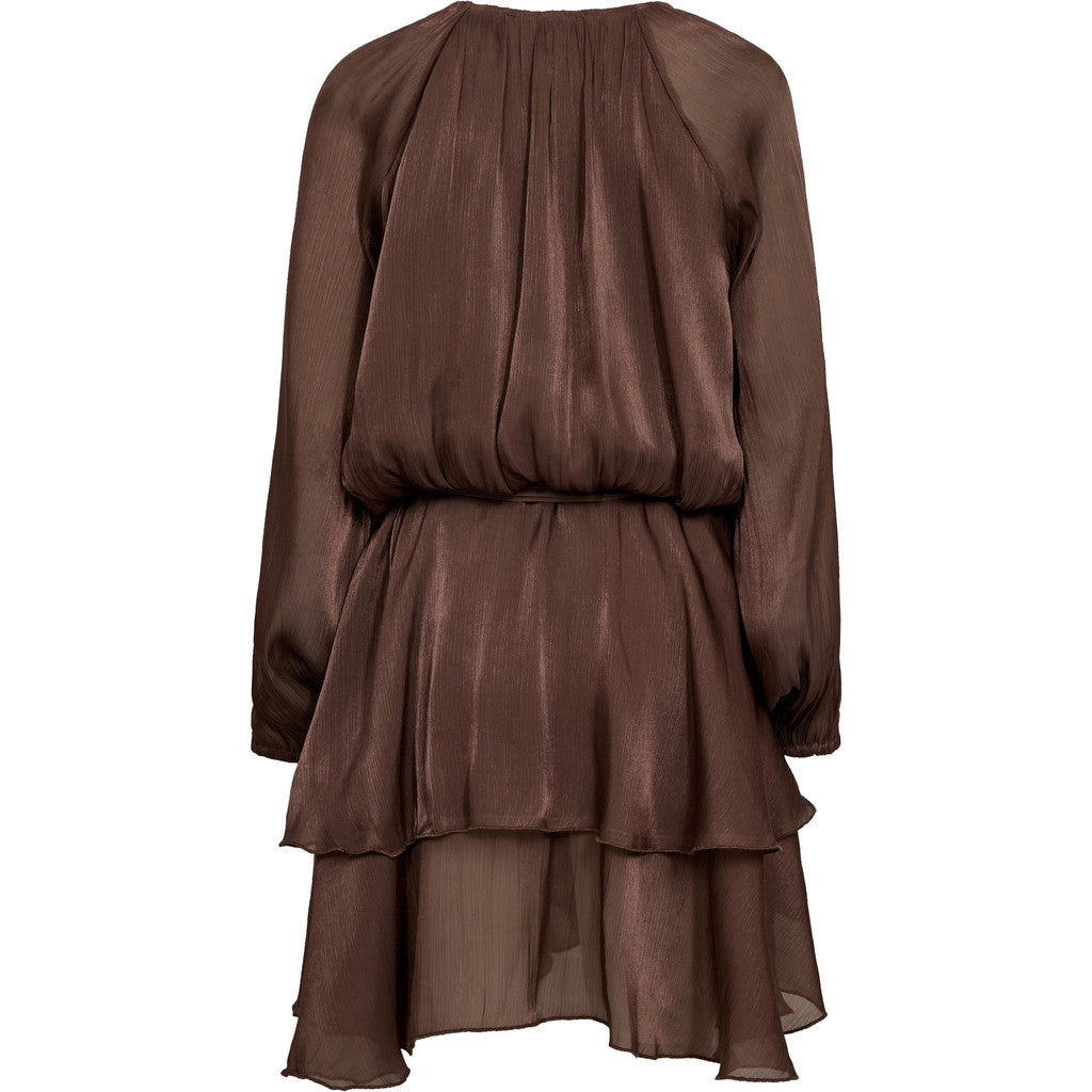 Ovena Dress Dark Brown