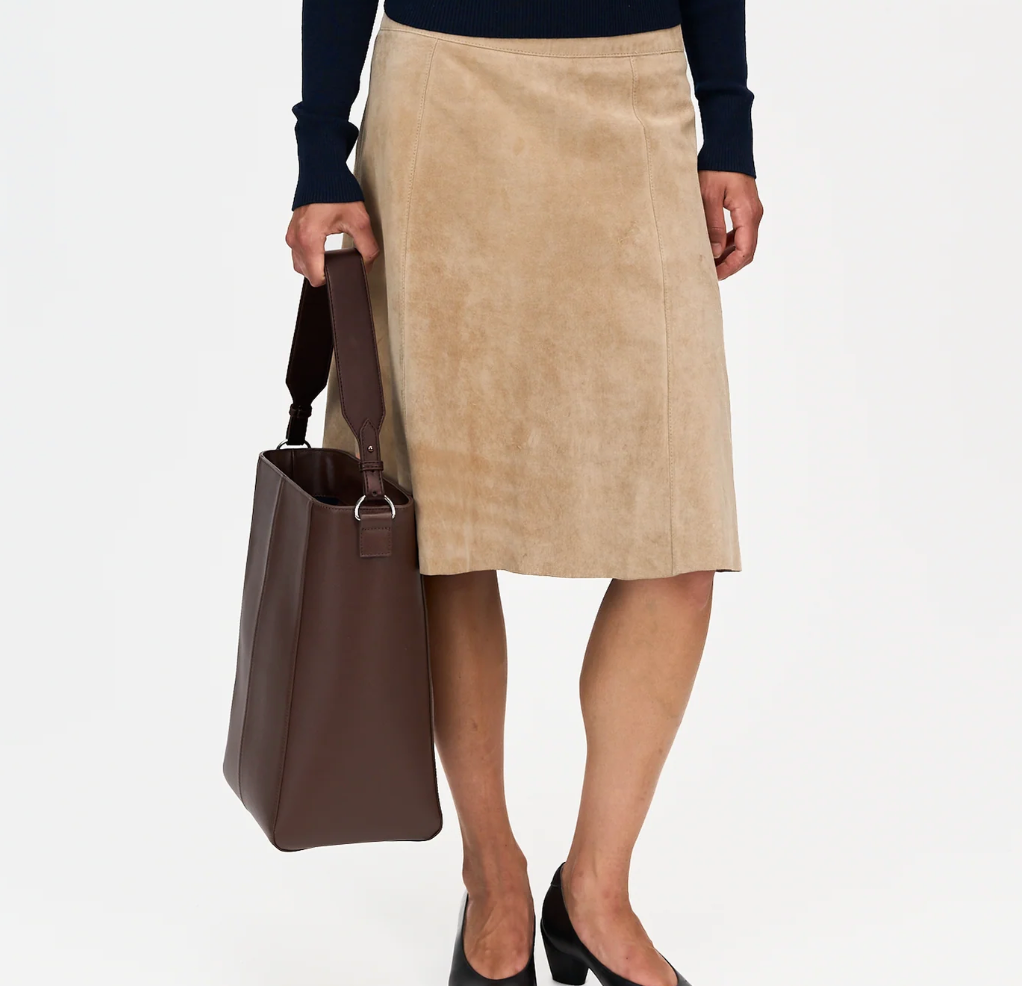 Casset Saffiano Dark Brown