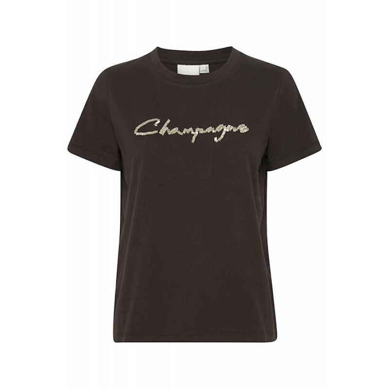 Camino Tee Champagne Black