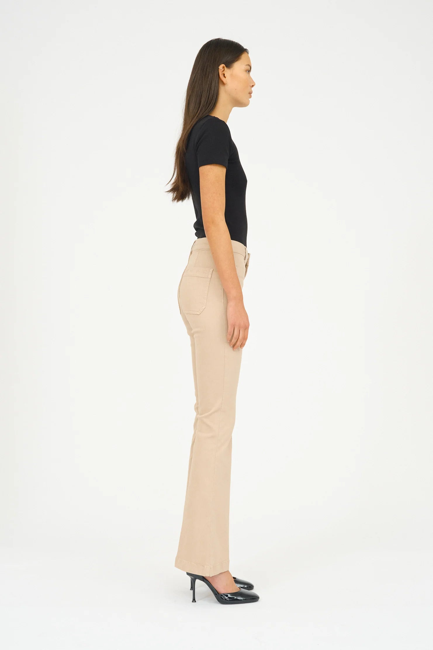 Ann Charlotte Jeans Stone Beige