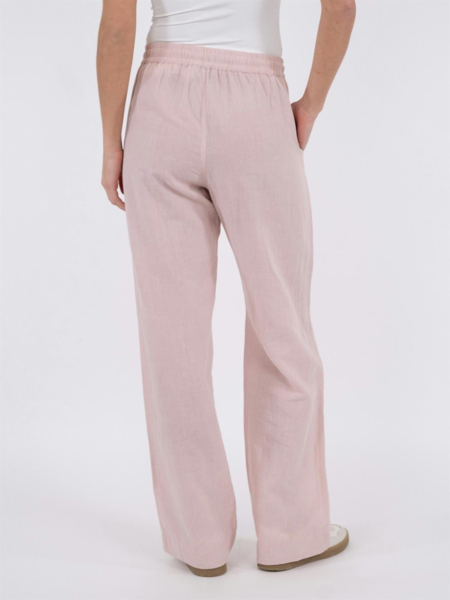 Sonar Linen Pants Rose Smoke