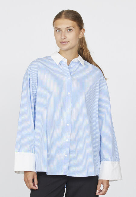 Viska Shirt Blue/White