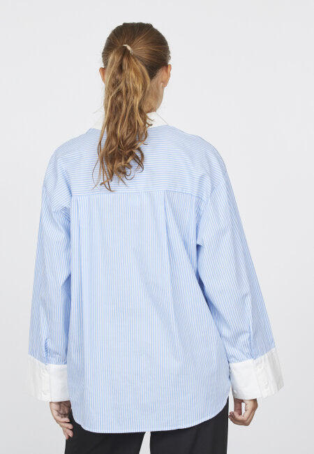 Viska Shirt Blue/White