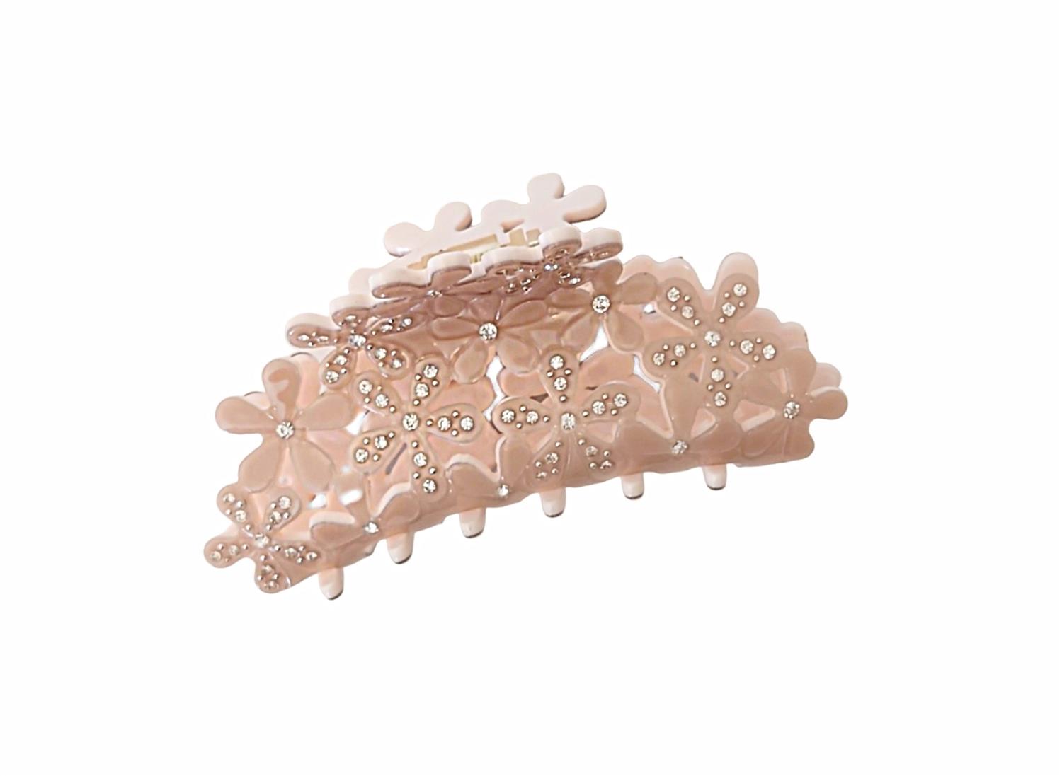 Daisy Hair Claw Beige Beige