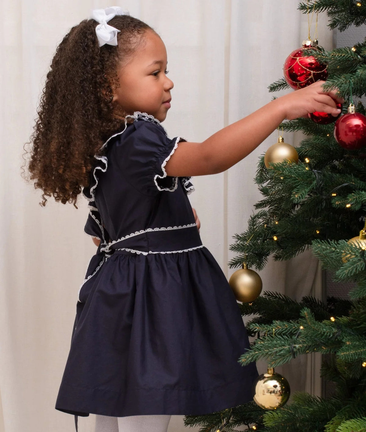 Lace Dress Navy