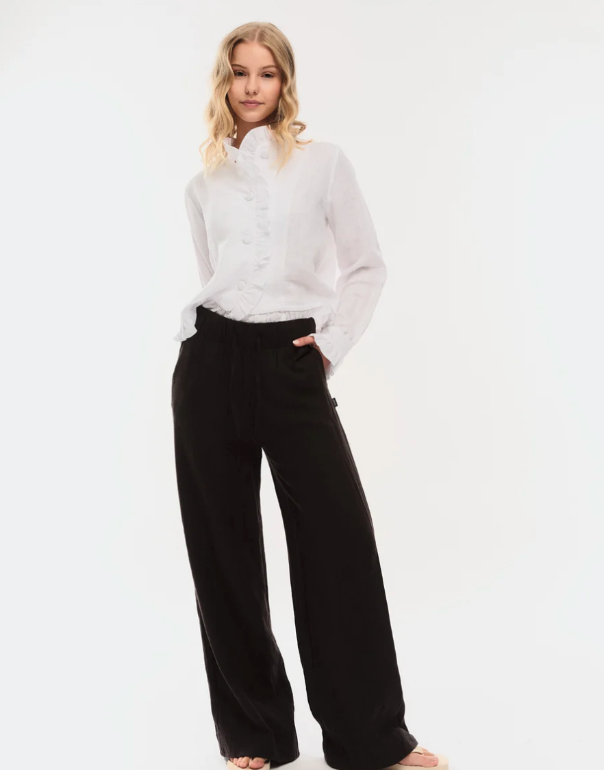 Betty Linen Jacket White