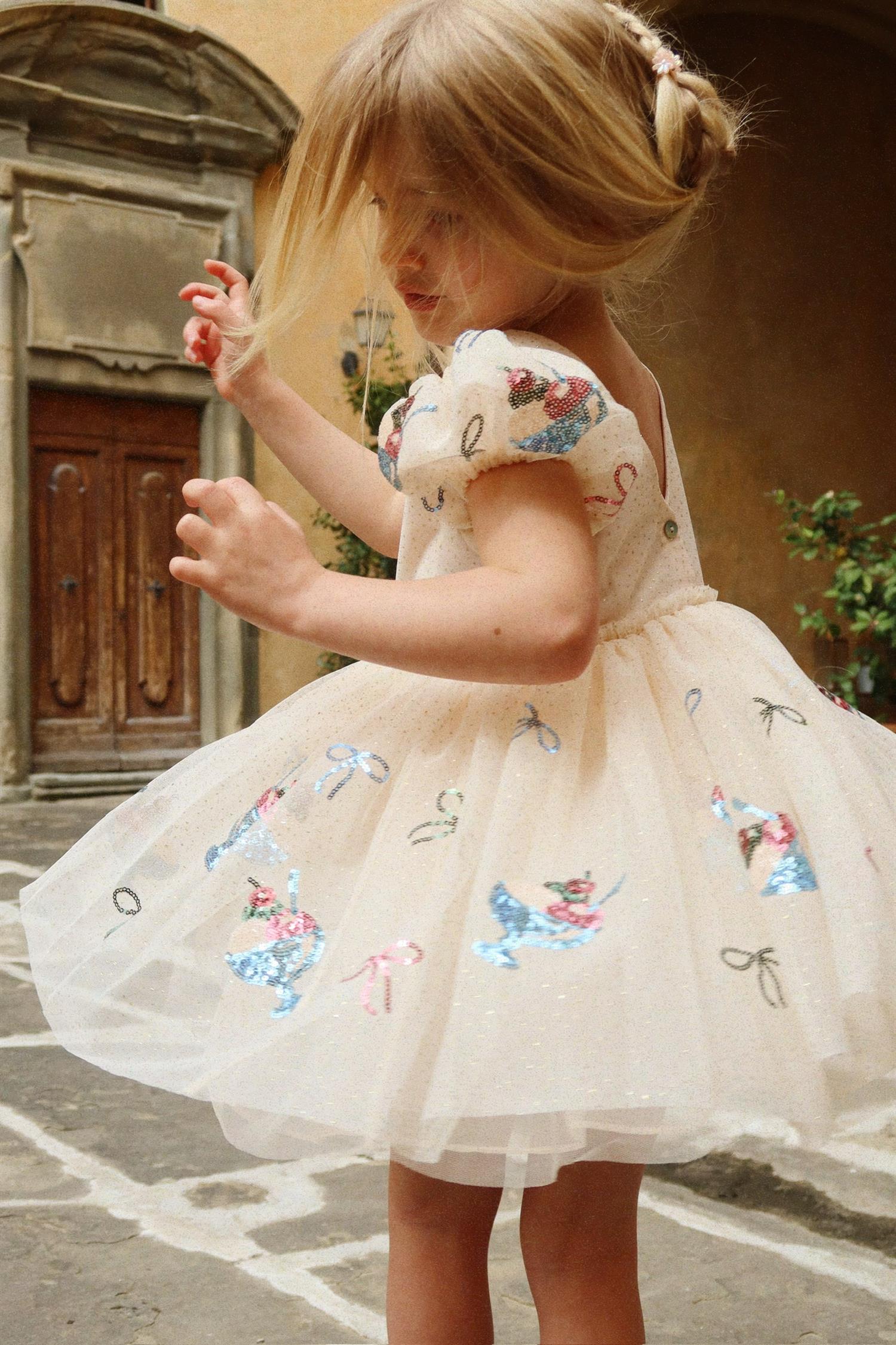 Yvonne Puff Dress Gelato