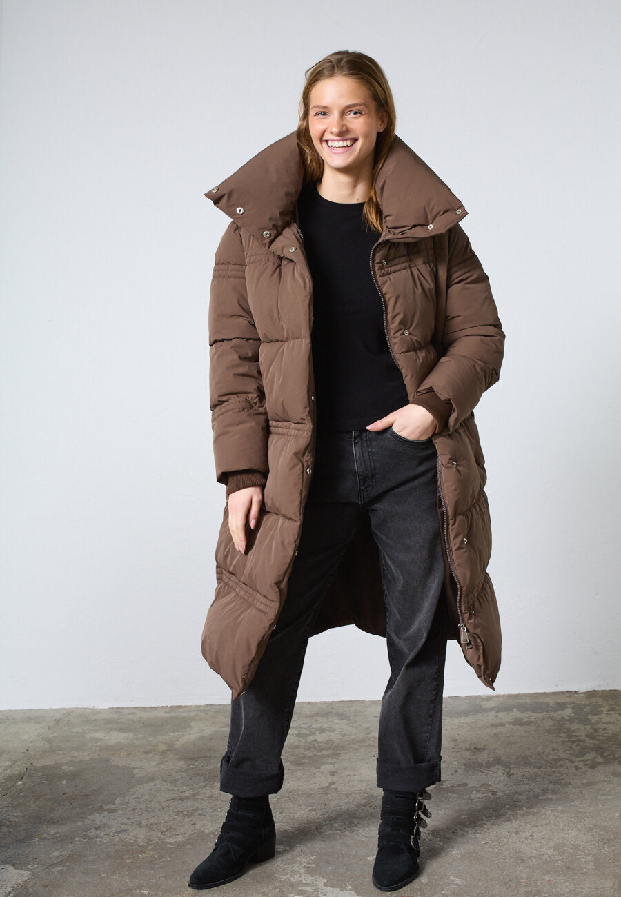 Luvia Long Jacket Mocca