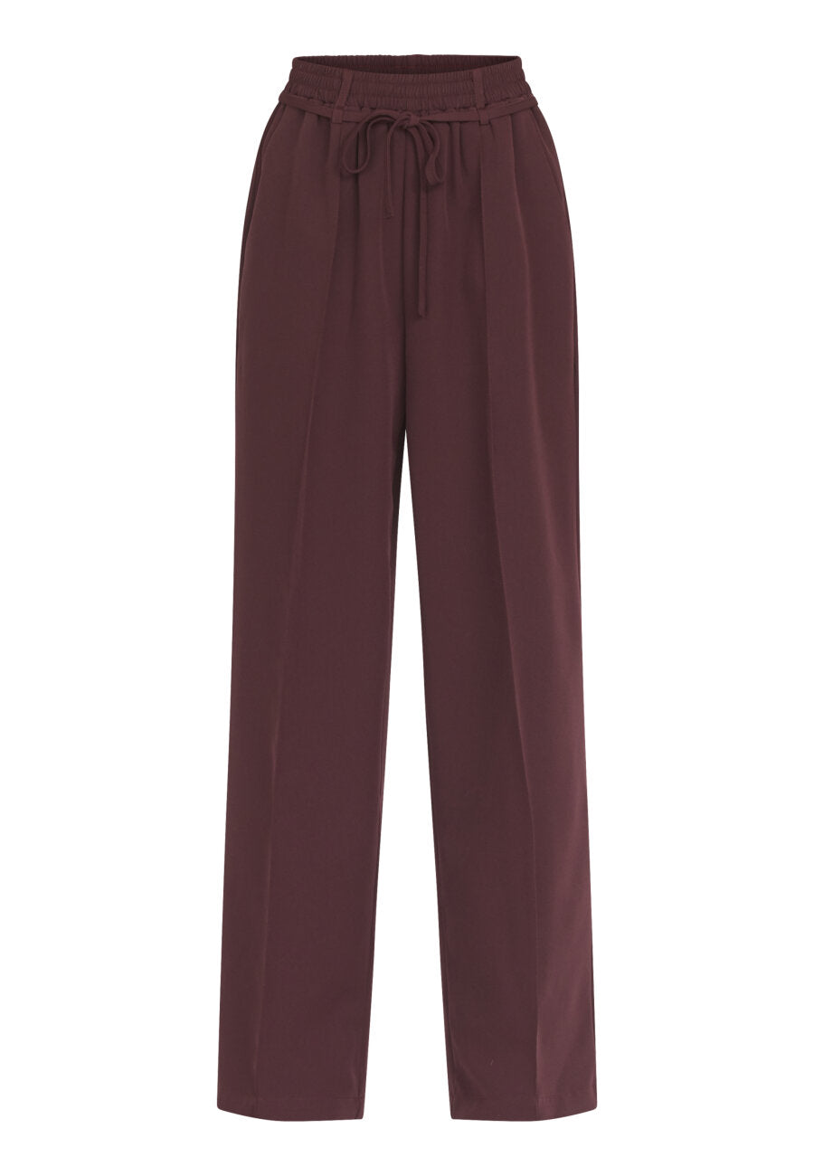 Vegal Wide Pants Bordeaux