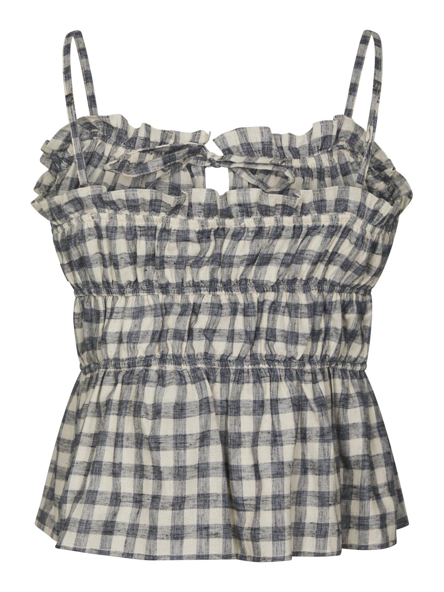 Seylor Check Top Black