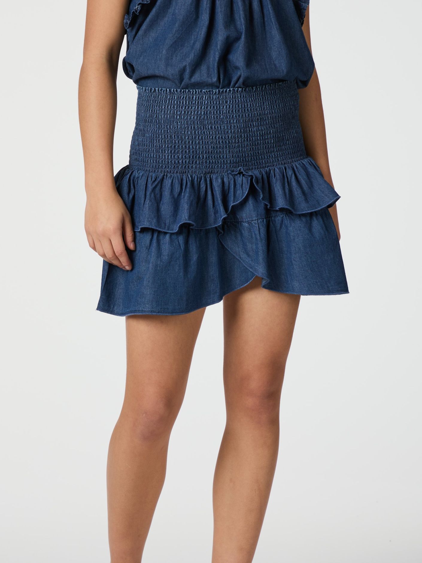 Carin Denim Skirt Blue