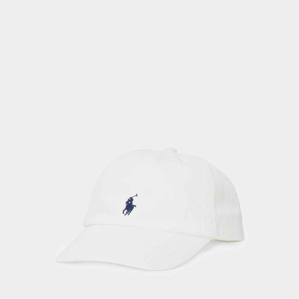 Cotton Chino Ball Cap White
