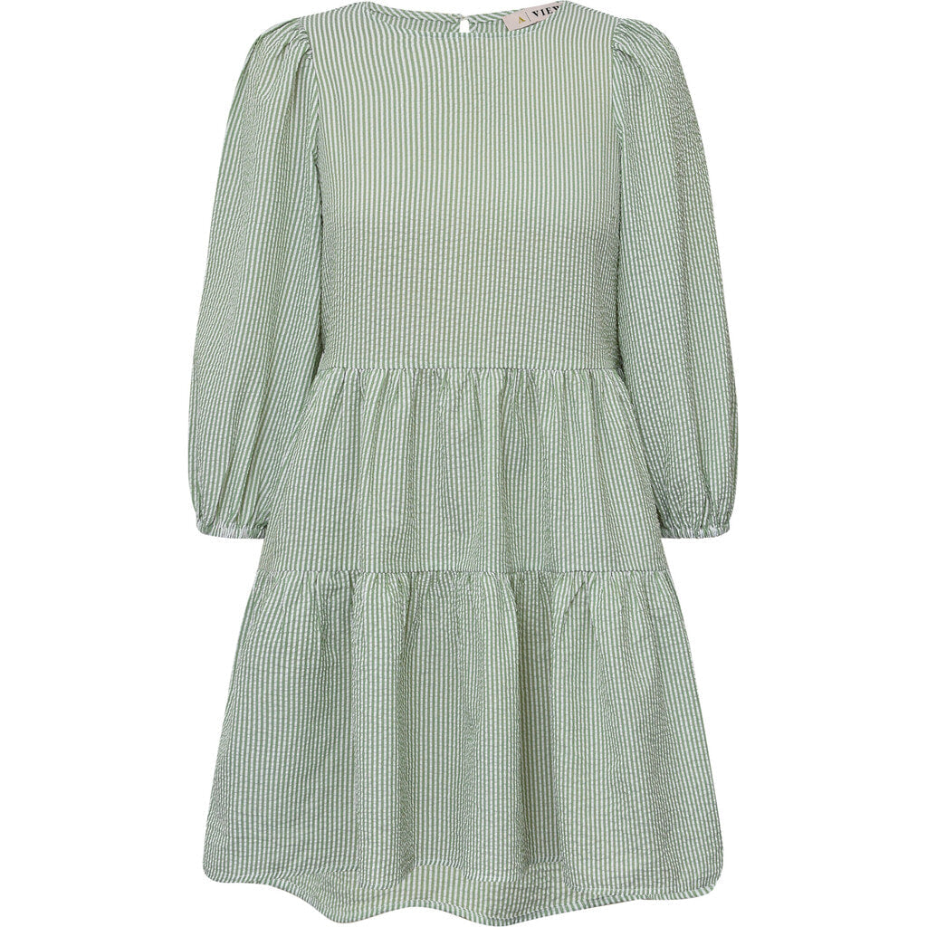 Sonja Dress White/Green