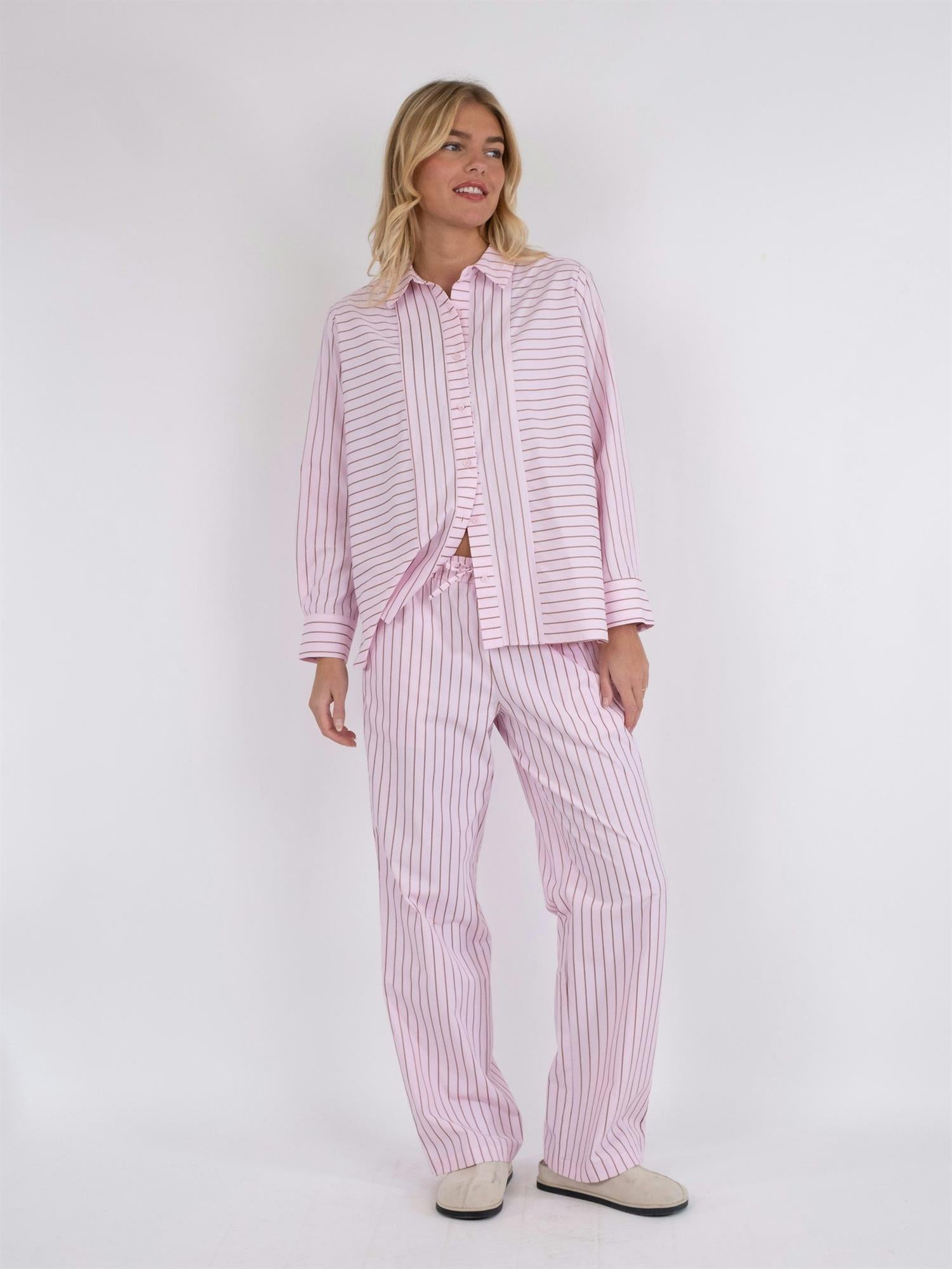 Sonar Multi Stripe Pants Light Pink