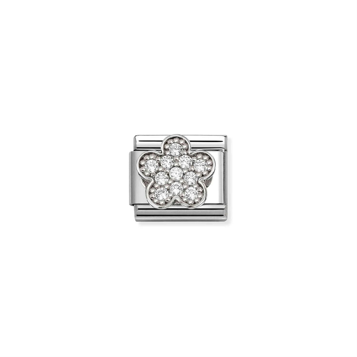 Silver Rich White Flower