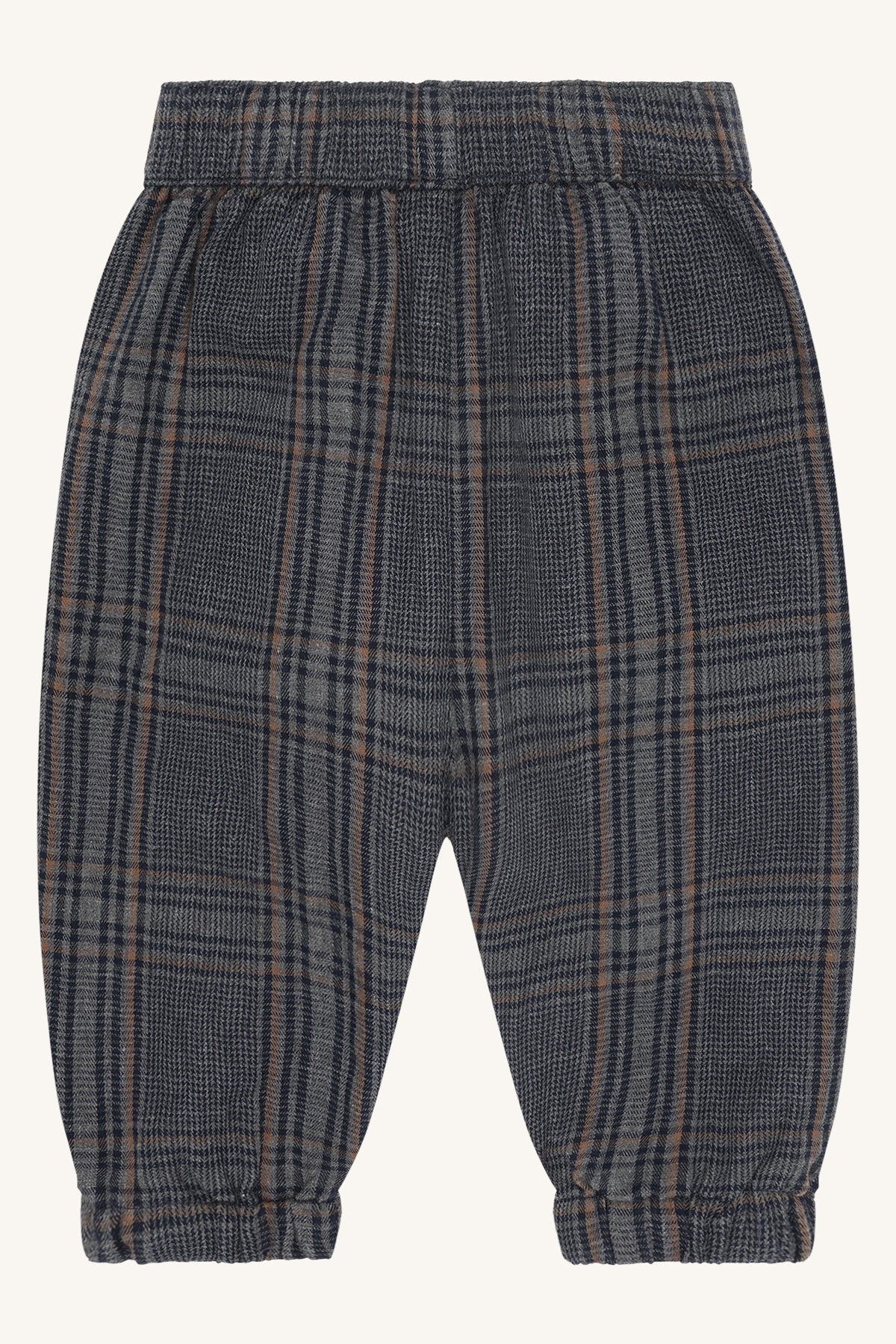 Tue Check Bukse Grey Blend