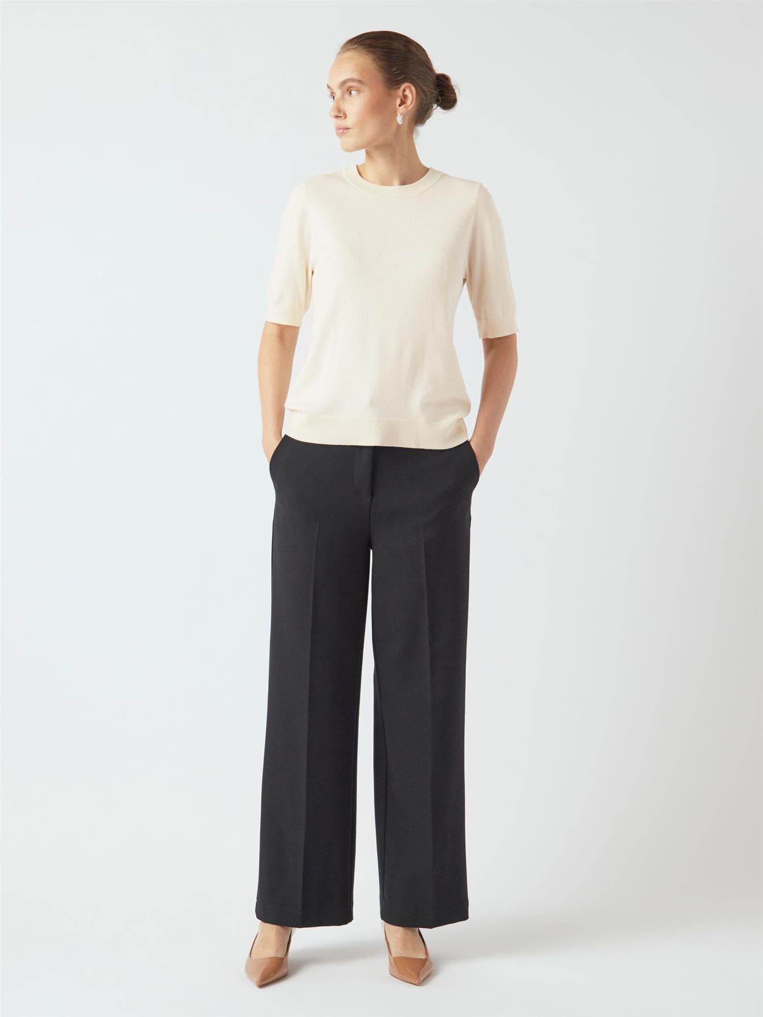 YASLENA SS Knit Pullover Birch