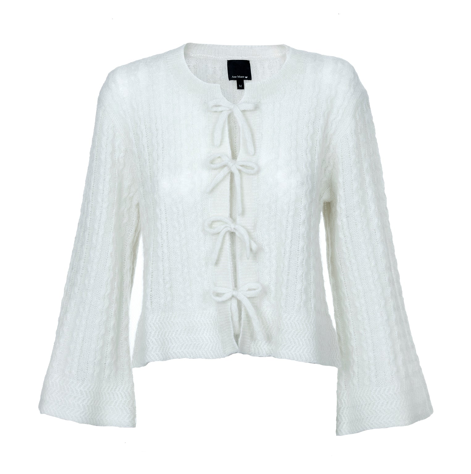 Ruby Bow Cardigan Offwhite