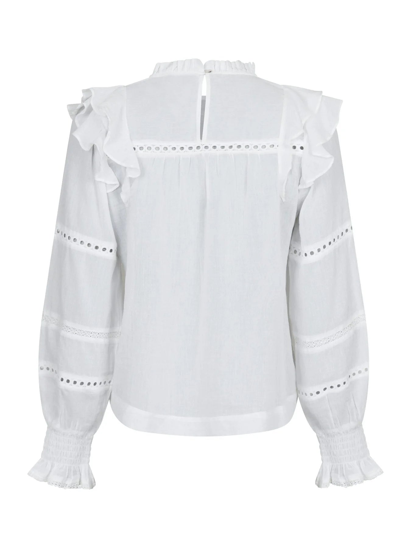 Aurika Voile Blouse White