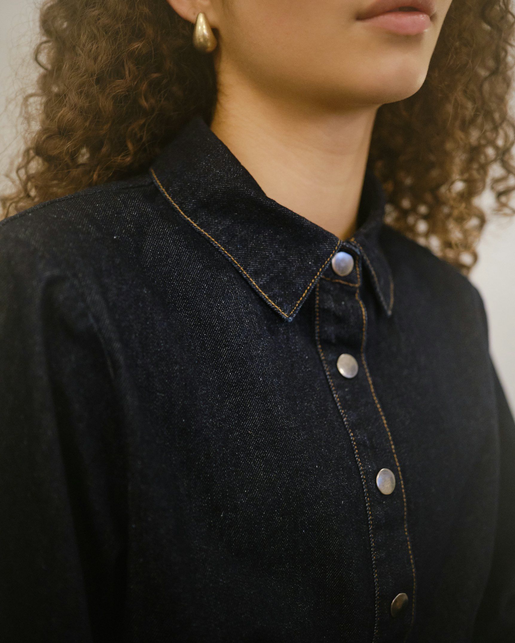 Rosa Denim Shirt Dark Blue